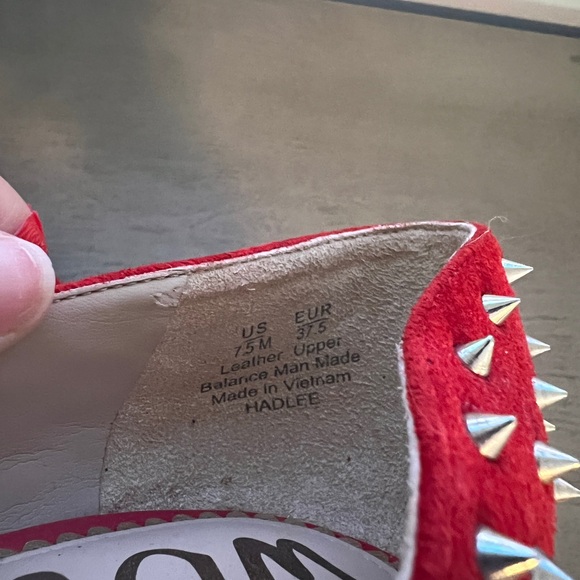 Women's Hadlee Pointed-Toe Studded Suede Pumps 7.5/37.5 - Picture 6 of 8